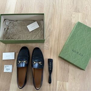 Gucci women’s Jordaan leather loafer